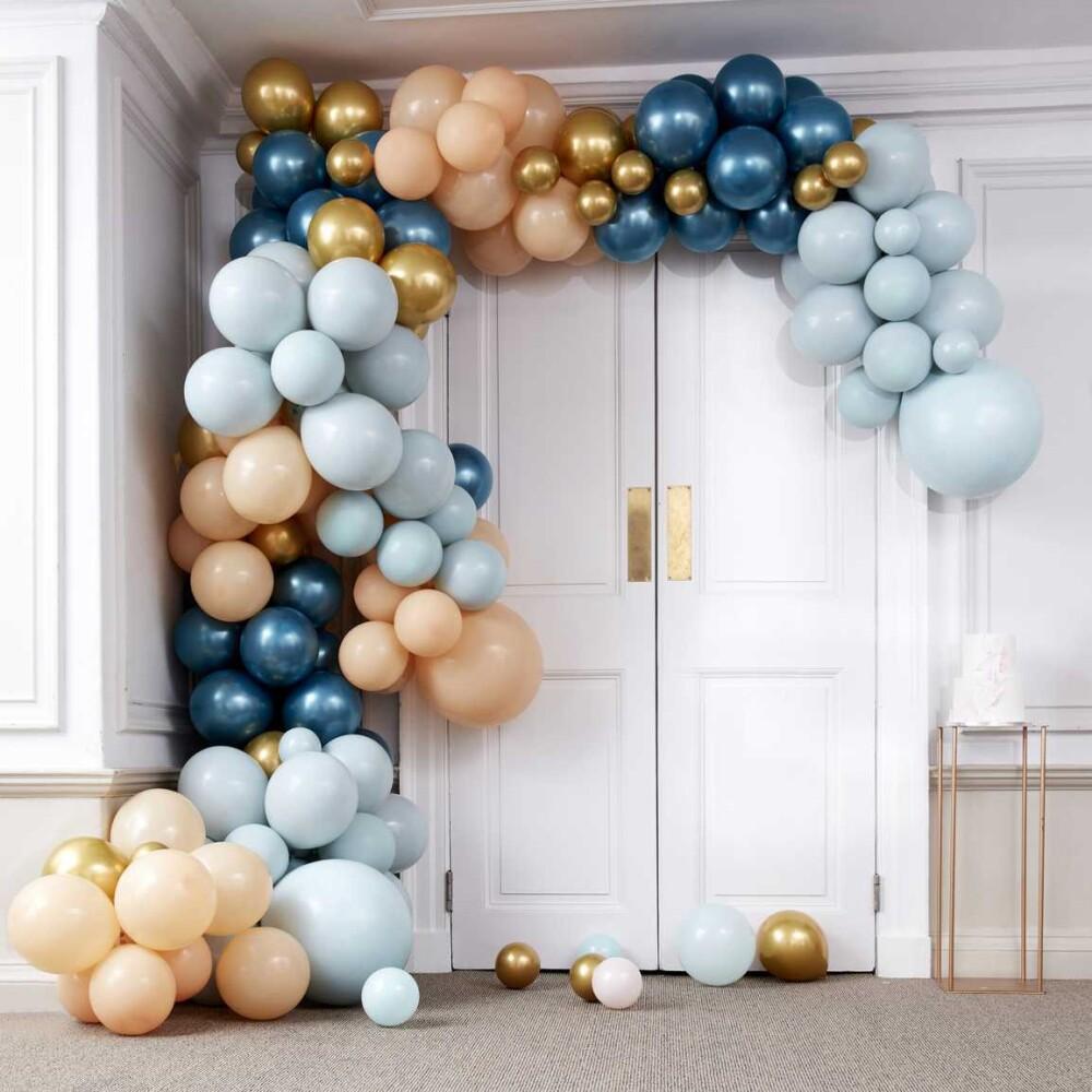 Ballongbue - Luxe Teal and Gold Chrome