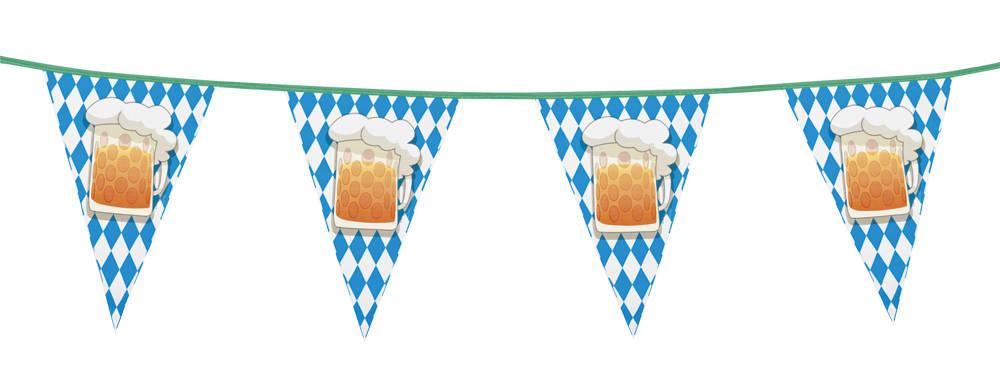 Flaggrekke Beerparty 6 meter