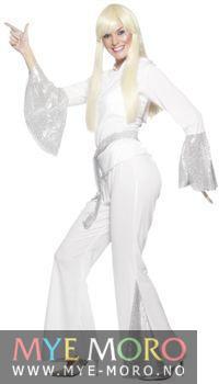 Abba Discodrakt hvit