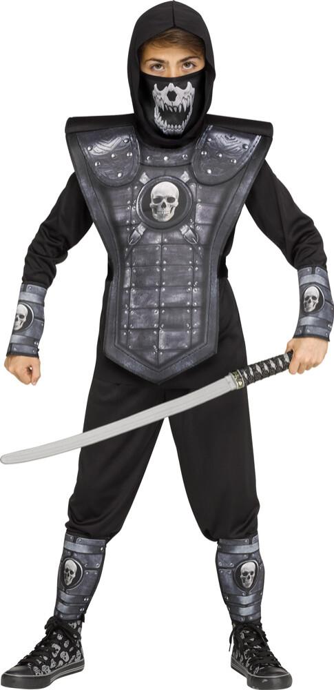 Silver Skull Ninja Child Costume
