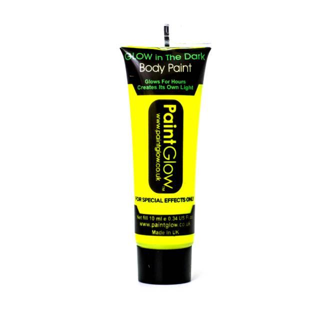 Glow in the dark Sminke Tube Neon GUL 10ml