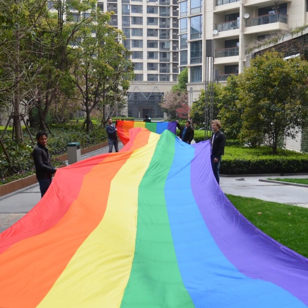 Paradeflagg Pride 3*10 meter