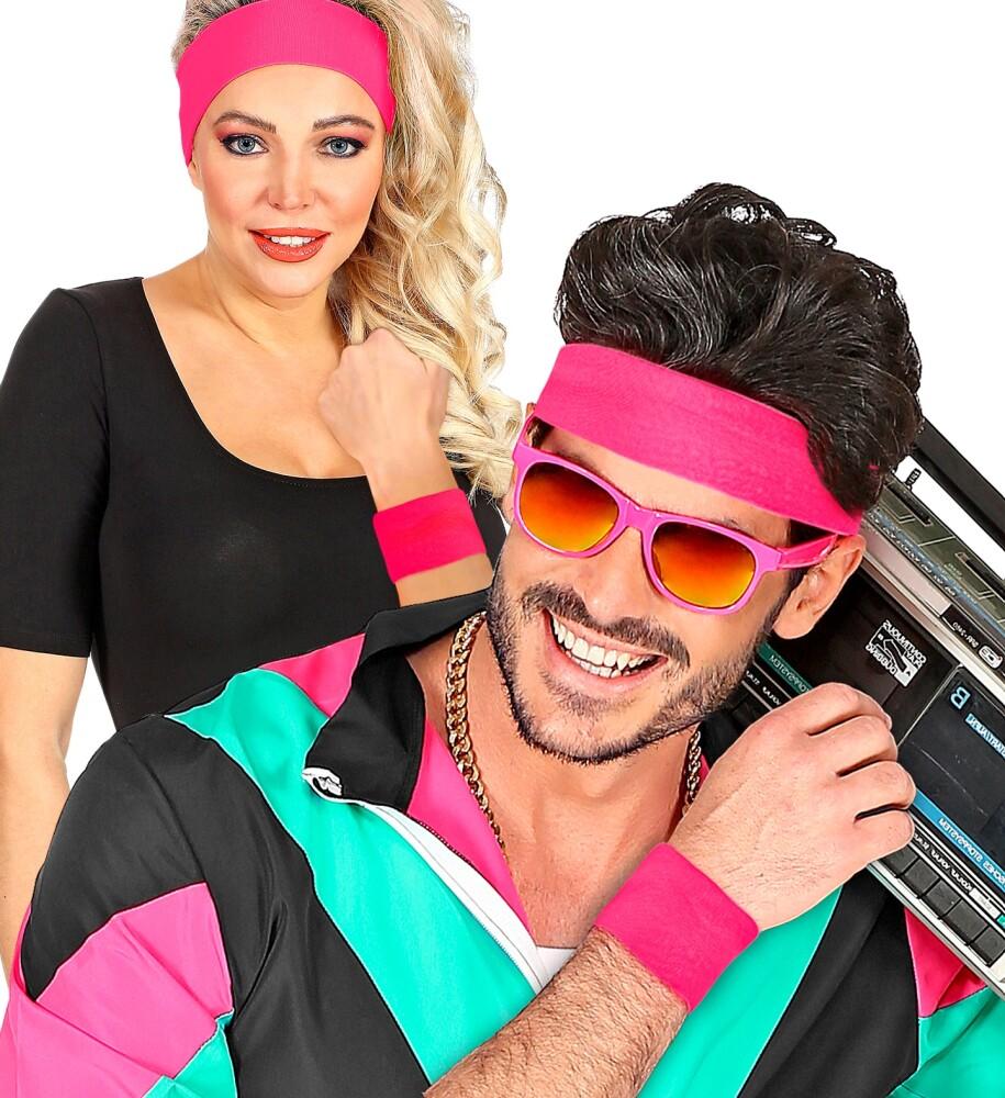 Neon Svettebånd Rosa