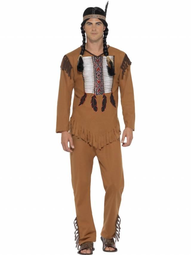 Indianer Klassisk med trykk på brystet