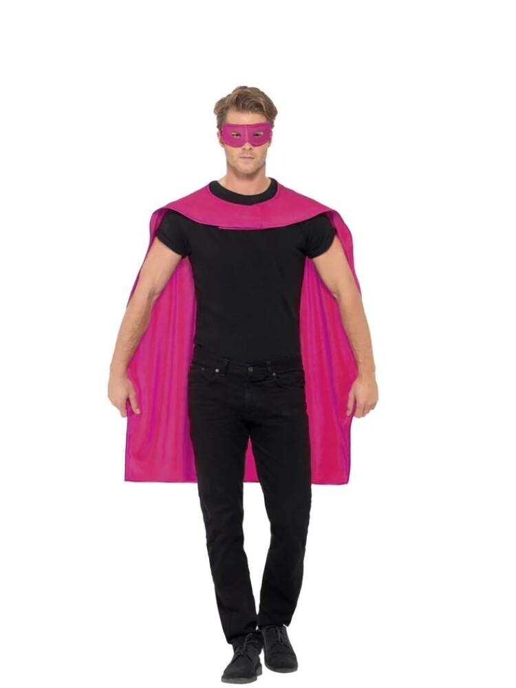Rosa kappe inkl øyemaske Unisex
