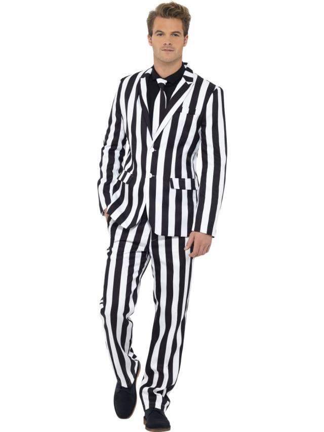 HUMBUG SUIT - Vertikal Stripete dress herre - Beet