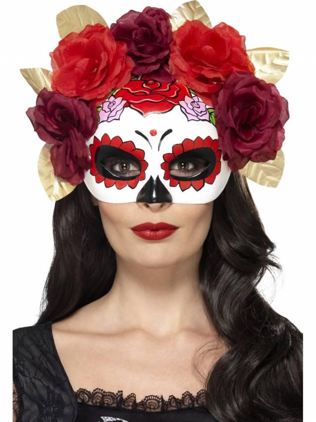 Day of the Dead Rose Eyemask
