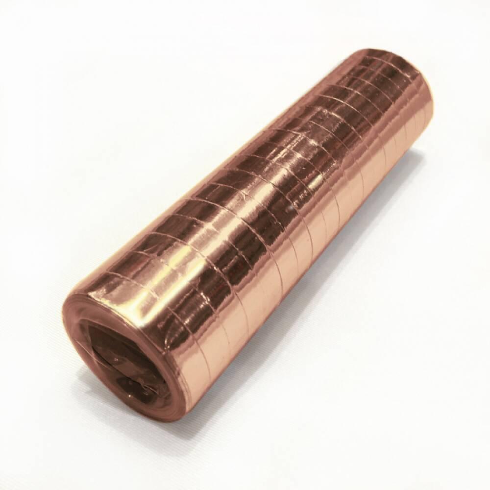 Metallic Streamers Rose Gold