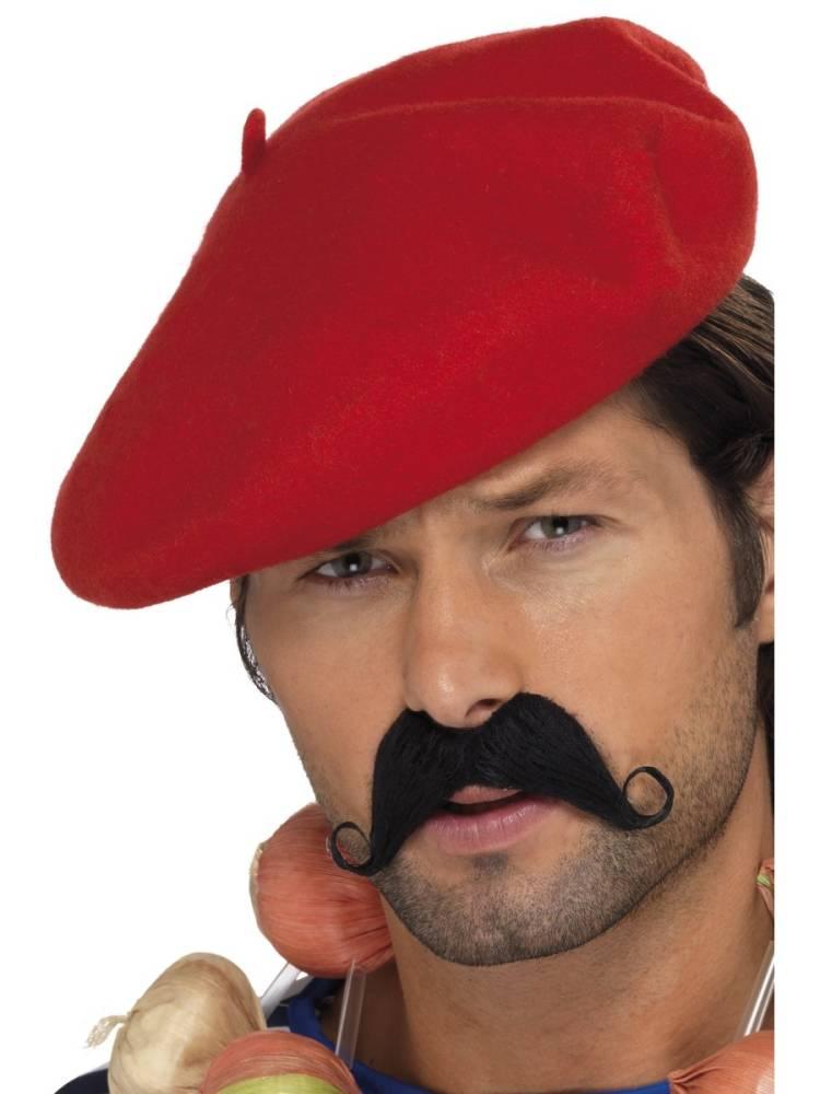 Fransk Alpelue/ Beret Rød Unisex