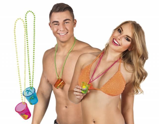 Hawaii Halskjede med Shotglass ass