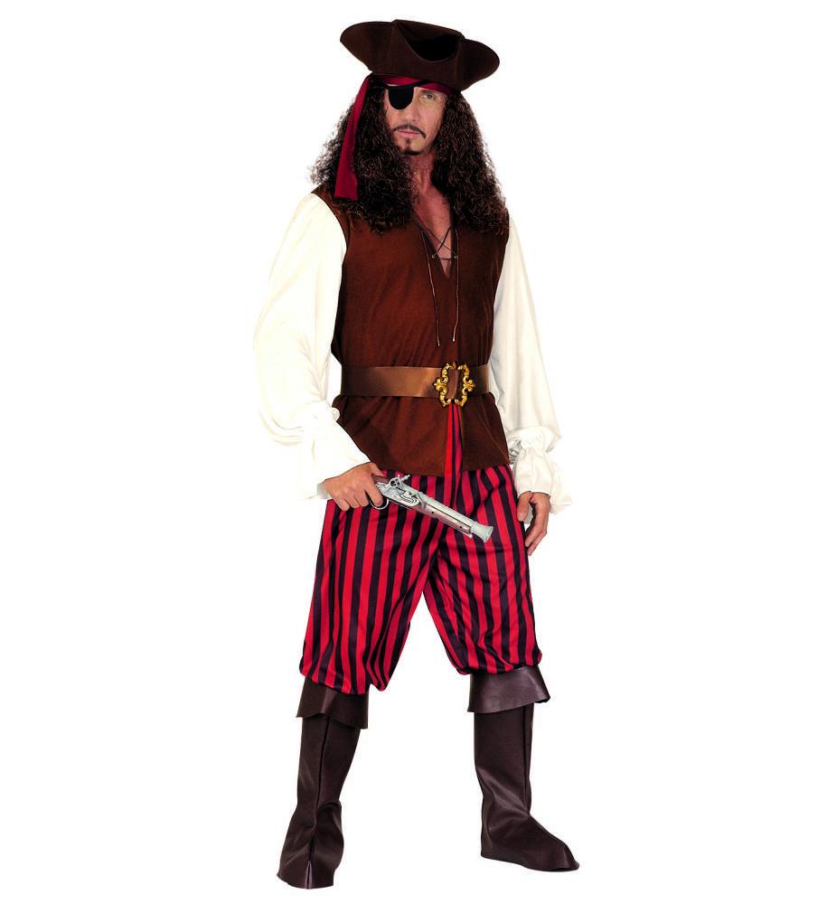 High Seas Pirate Pirat Herre Kostyme