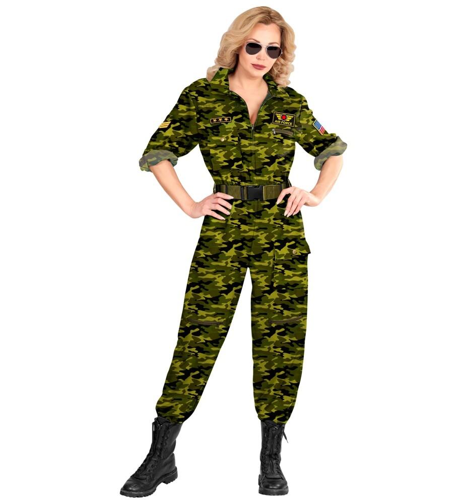 Jagerflypilot Overall Damekostyme Camo