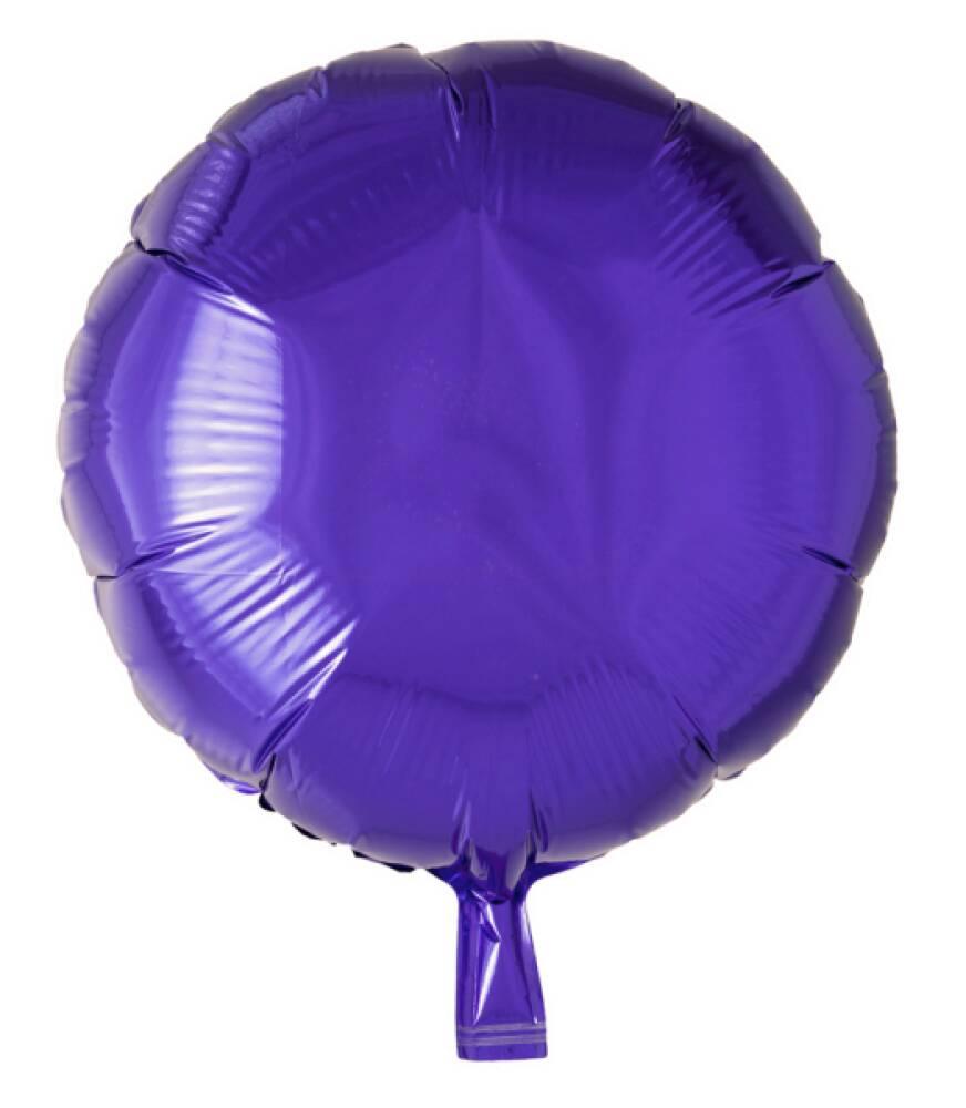 Folieballong Rund Deep Purple