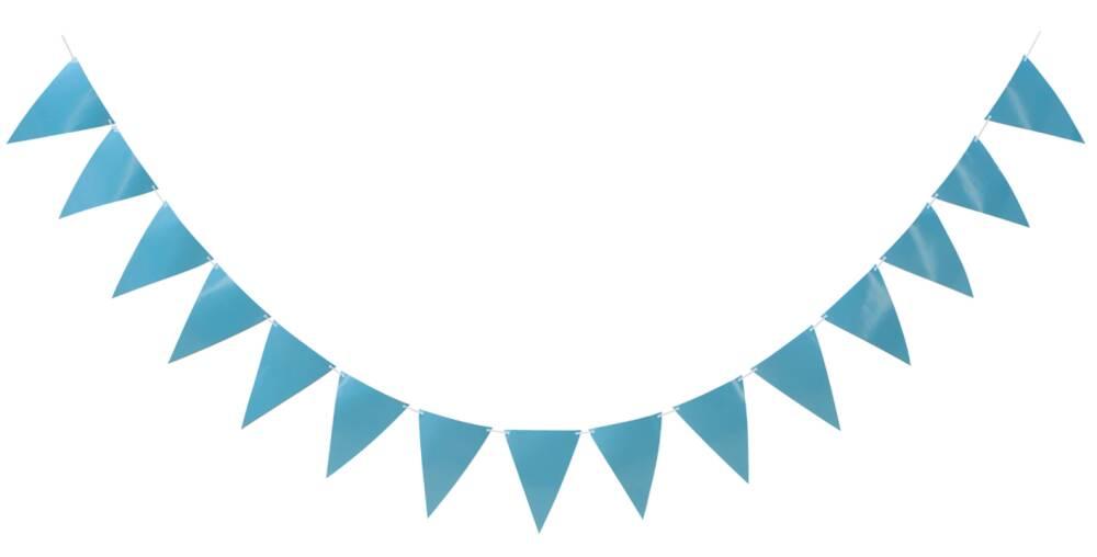 Flaggbanner Lys Blå Babyshower