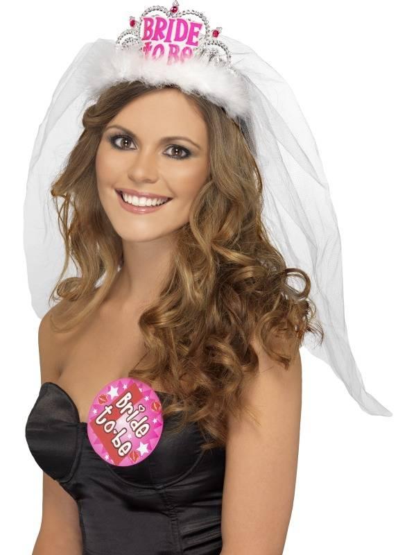 Bride To Be Tiara med Slør