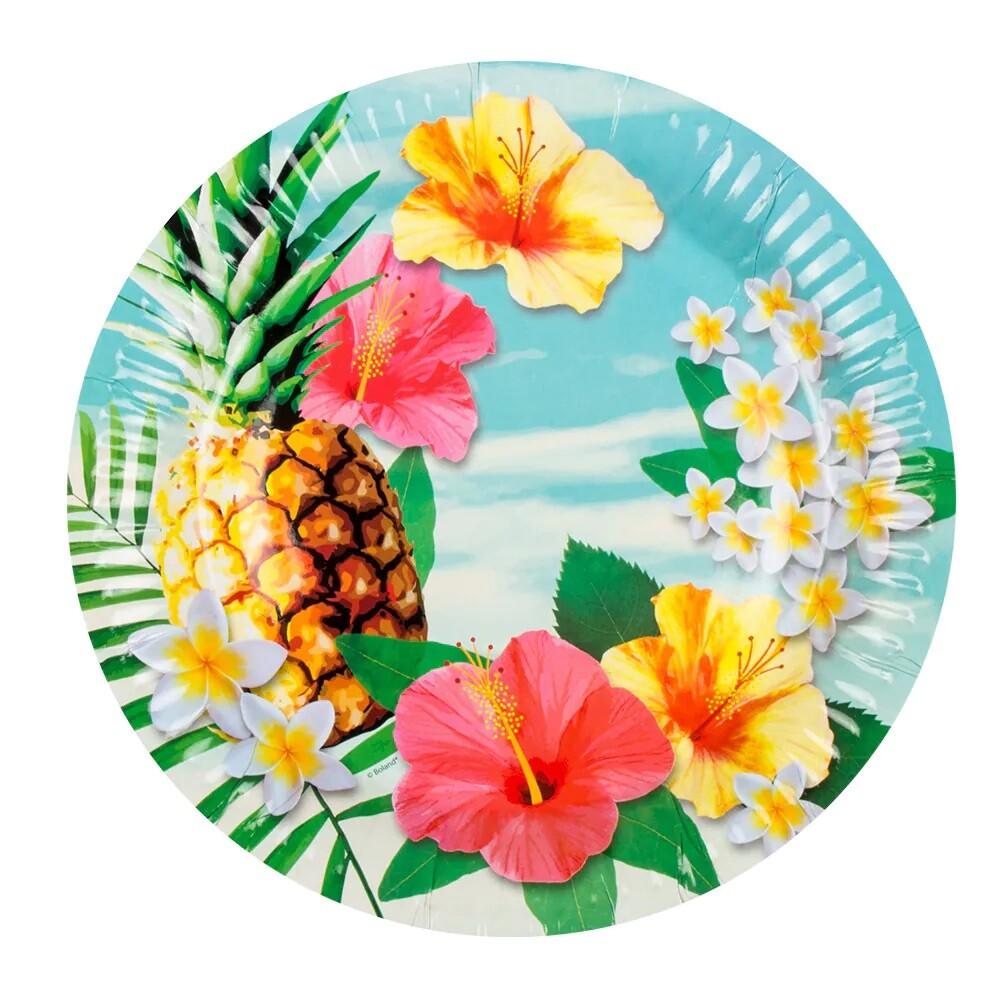 Hawaii Engangs Tallerken 10 st