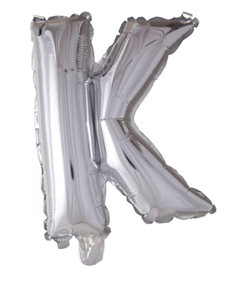 Bokstavballong Sølv Folie ca 41cm K