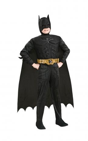 Batman Deluxe med Muskler Barn