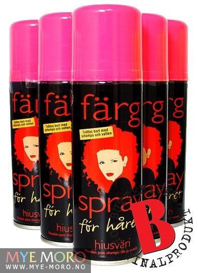 Hårspray - Hår og Hudfarge Rosa