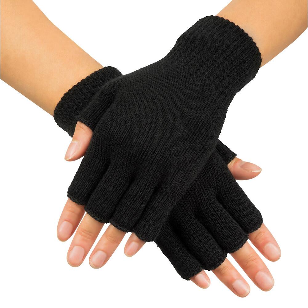 Hansker Fingerless Strikk