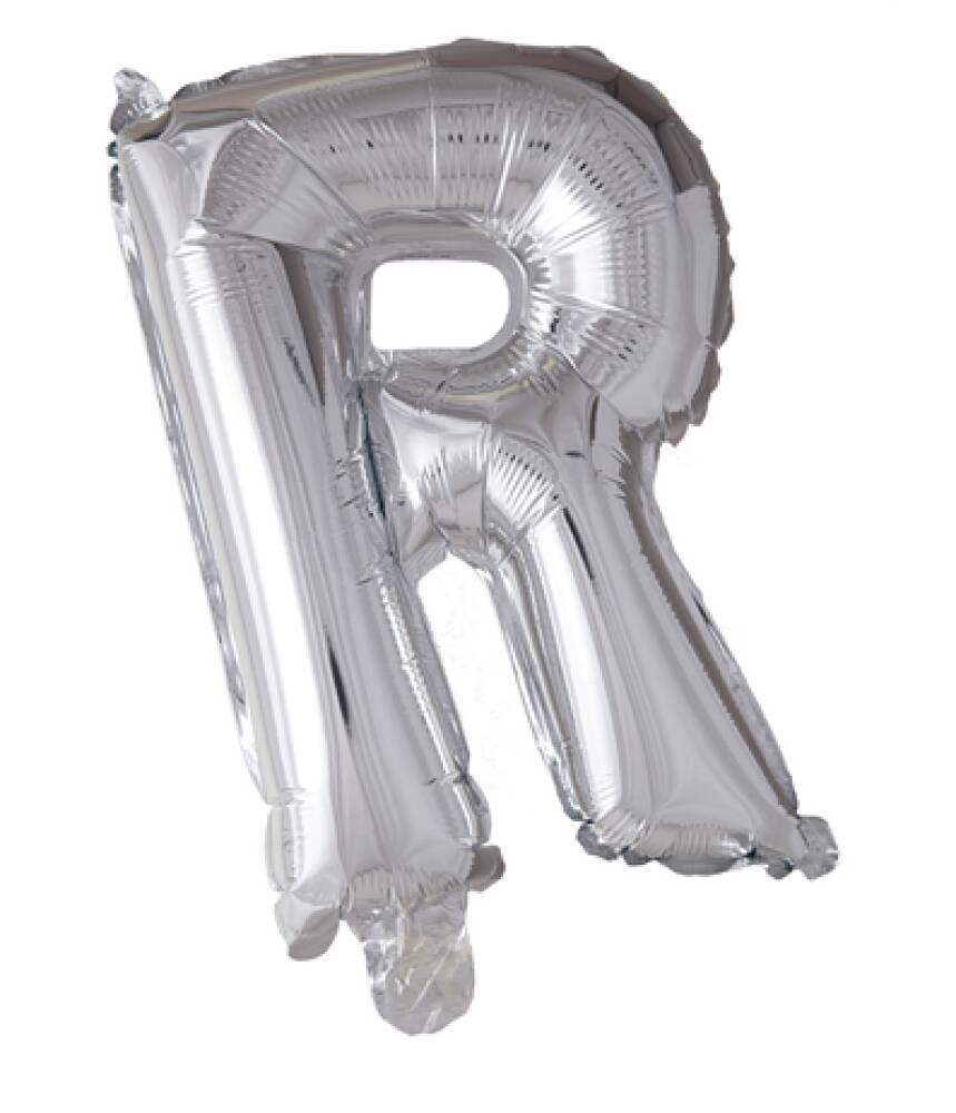 Bokstavballong Sølv Folie ca 41cm R
