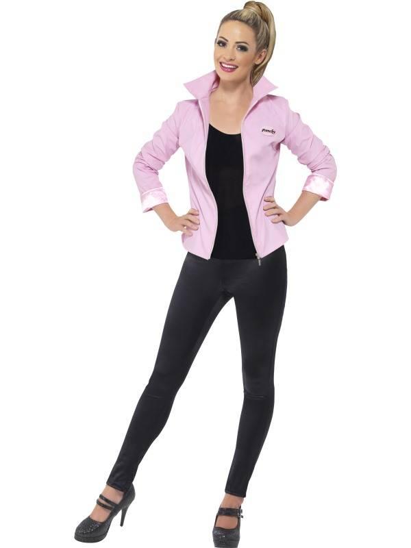 Pink Lady Grease Original Deluxe Rosa Jakke