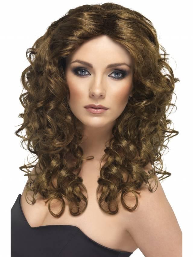 Glamour Parykk Brun