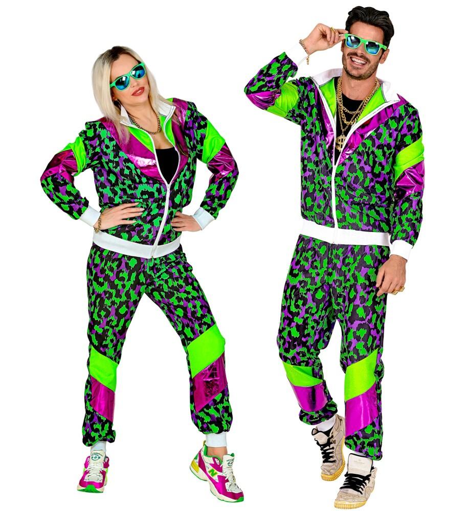 1980`s Grilldress Partyanimal Neon Unisex