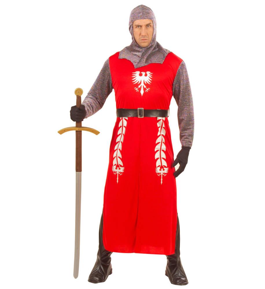 King Arthur Kostyme Rød