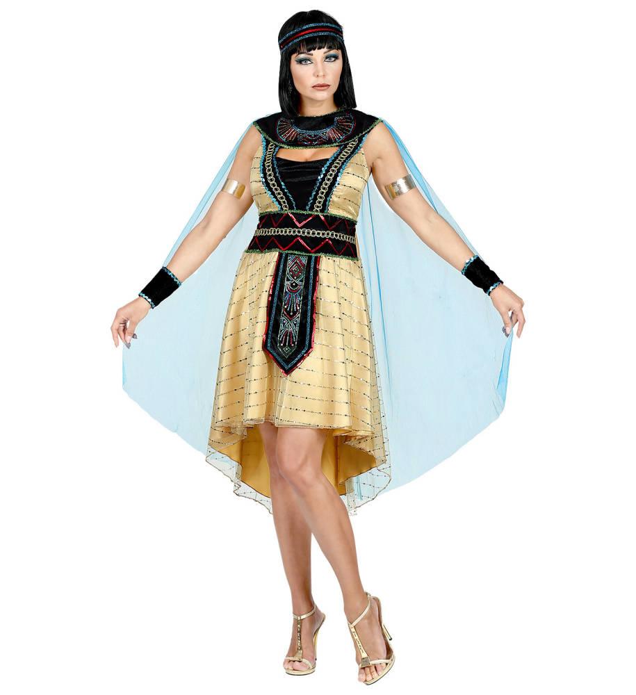 Egyptian Empress Svart & Gull Sexy Kostyme