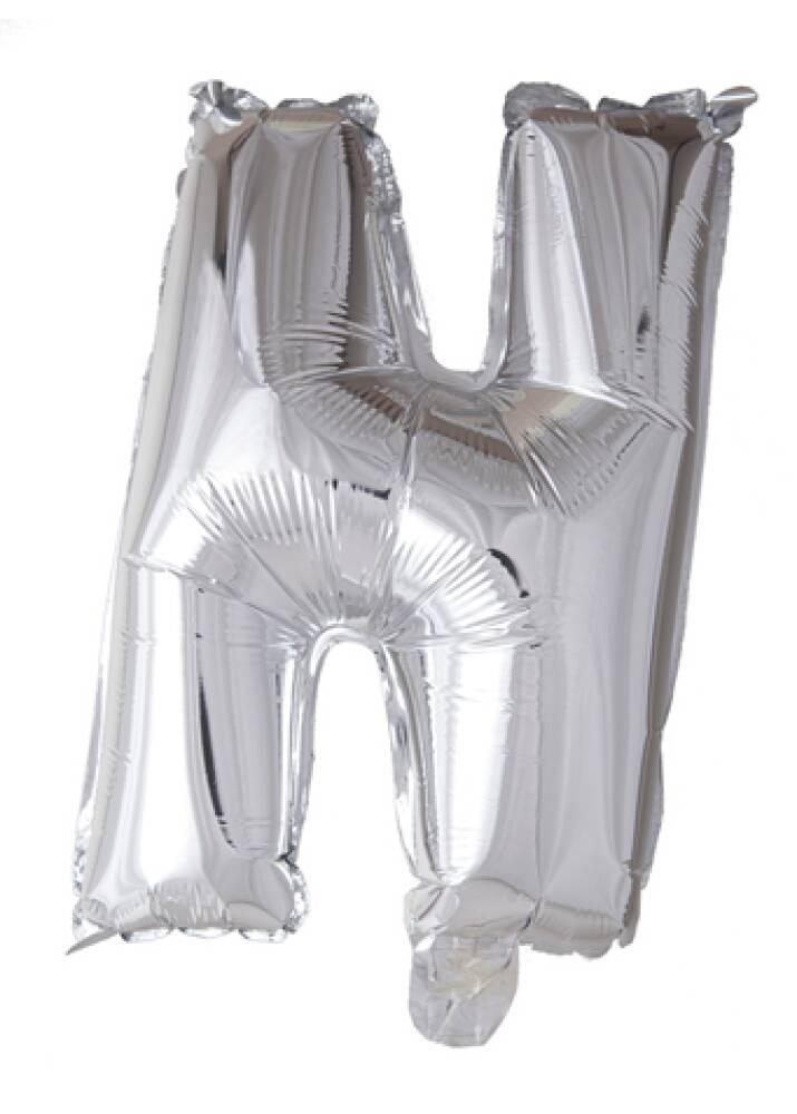 Bokstavballong Sølv Folie ca 41cm N