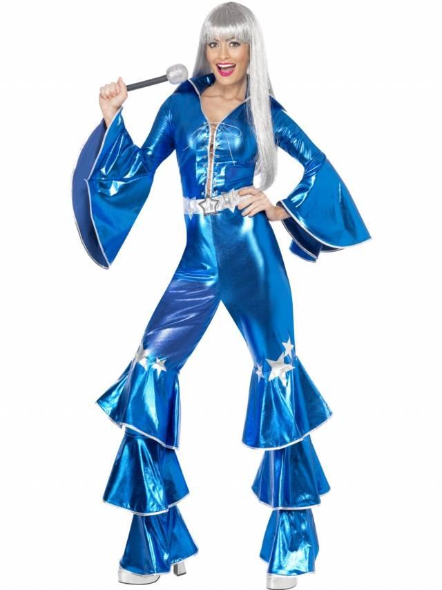 1970`s Dancing Dream Blue Damekostme