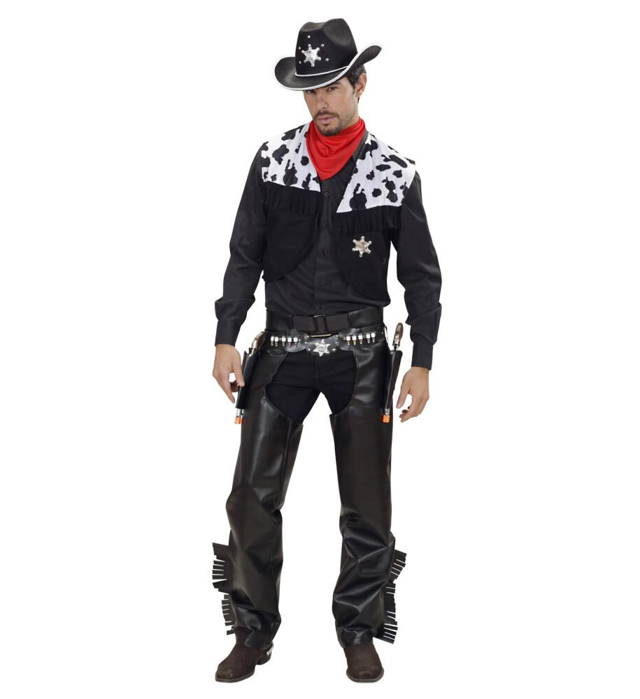 Cowboy Kostyme Herre Svart