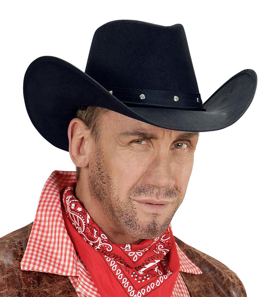 Cowboyhatt Studded - Svart