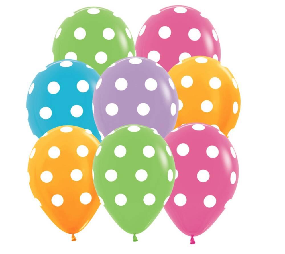 Ballonger Prikkete Ass Farger