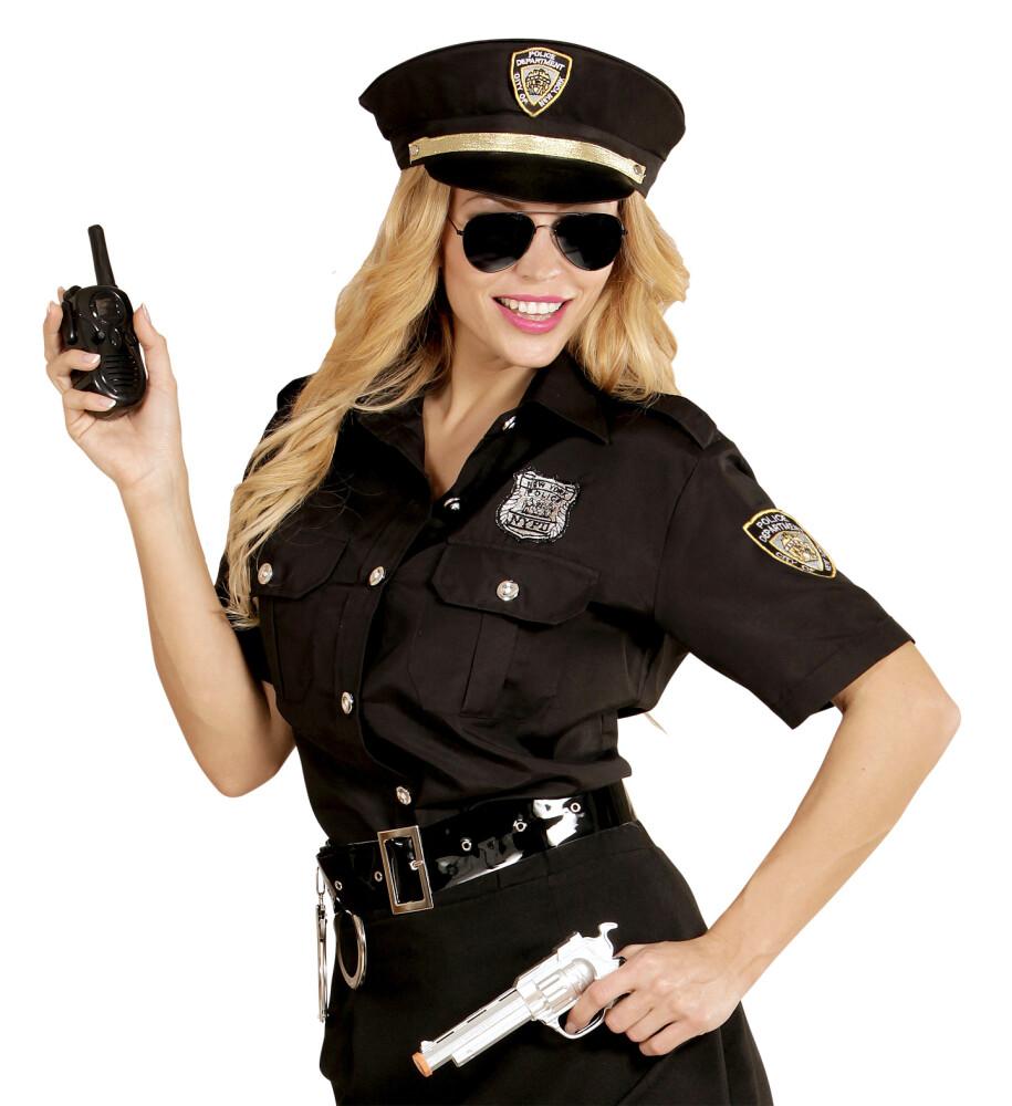 Police Officer - Dameskjorte inkl politihatt