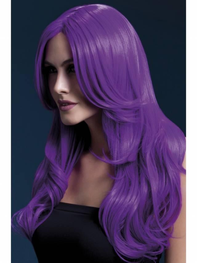 Fever Deluxe Parykk Khloe Neon Purple