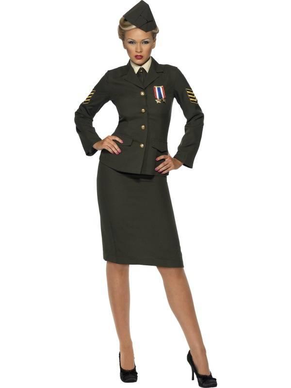 Wartime Officer Dame Kostyme