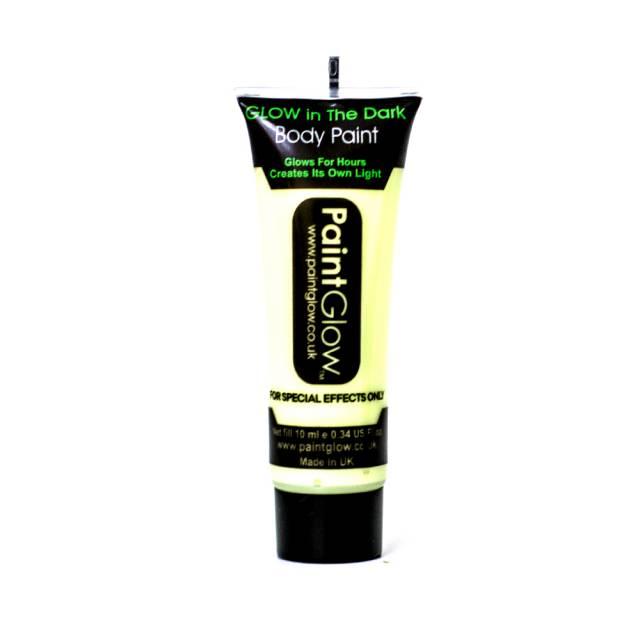 Glow in the dark Sminke Tube Neon Neutral Hvit 10m