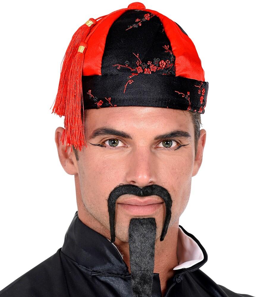 Kinesisk Hatt Satin Deluxe