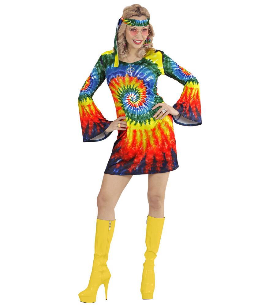 PSYCHEDELIC HIPPIE WOMAN - BATIKK