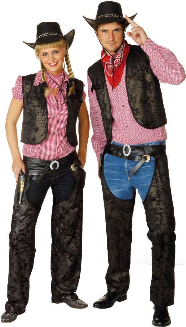 Cowboyvest WILD WEST Svart