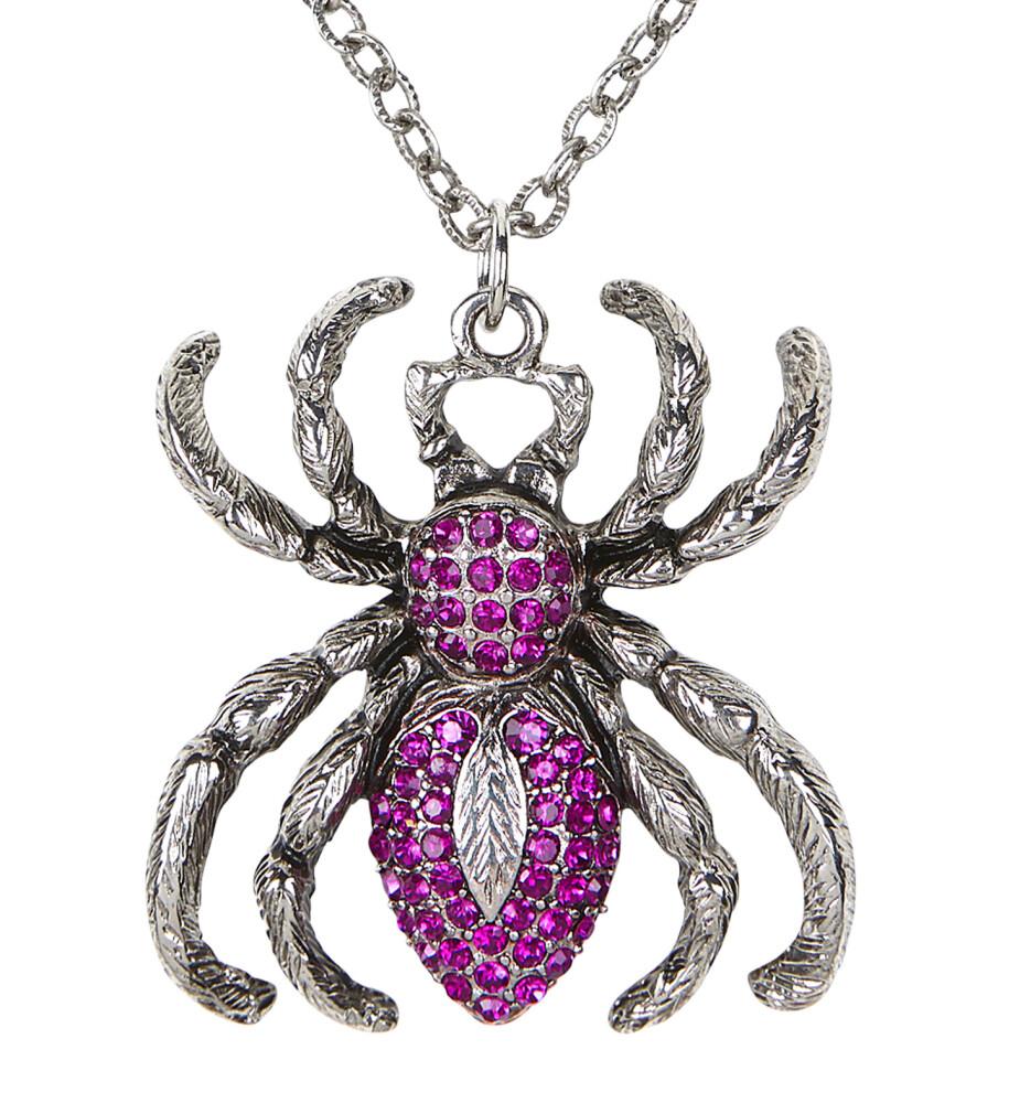 Super Spider Neclace med Lilla Stener