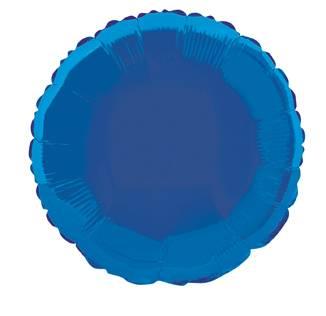 Folieballong Rund Royal Blue