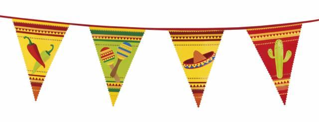 Meksikansk Flaggirlang FIESTA 6 meter Spisse flagg