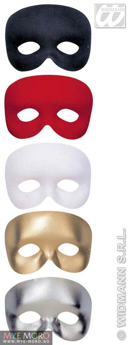 Domino Stor Øyemaske ass farger