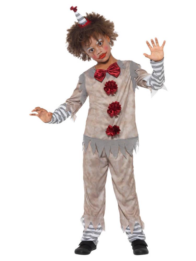 Vintage Clown Boy Kostyme