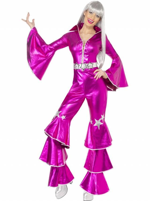 1970`s Dancing Dream Pink Damekostyme