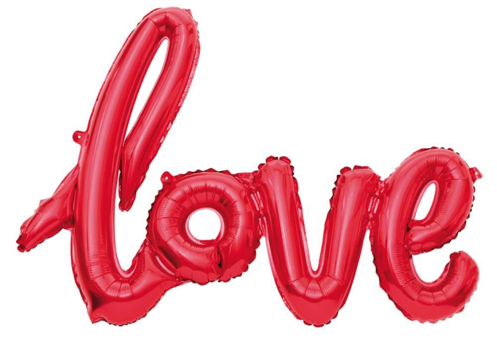 Folieballonger tekst LOVE