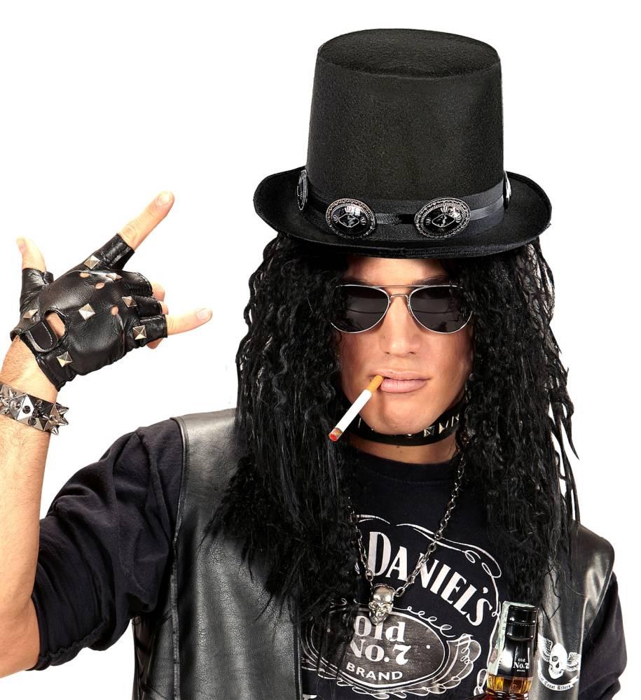 Rockstar Slash Hatt Deluxe Svart